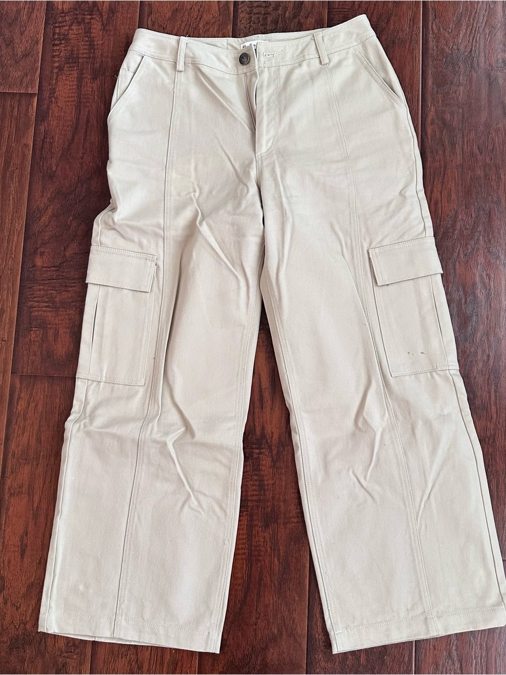 House of Rechic cream denim cargo pants
